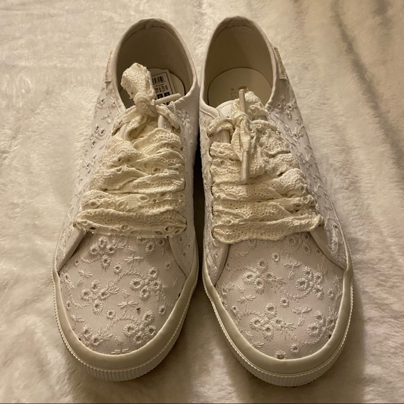 Superga Shoes - NWT Boxed Superga x LoveShackFancy Lace Sneakers